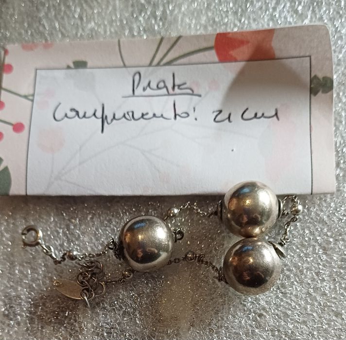 Vendo 3 pulseiras em prata