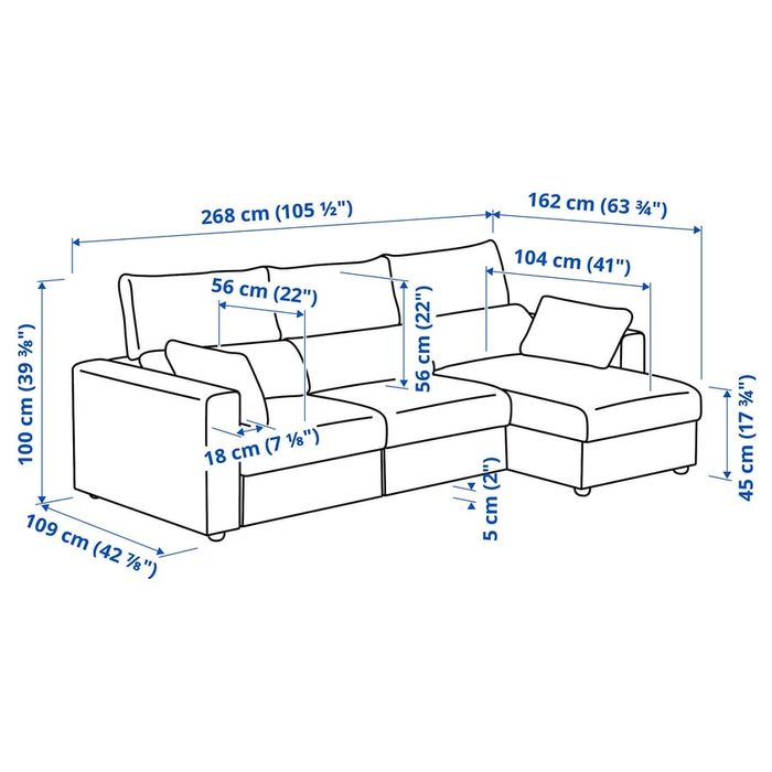 Sofá cama 3 Lugares Eskilltuna ikea