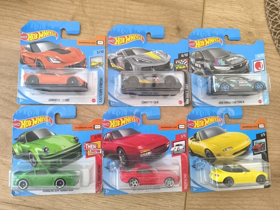 Sprzedam autka hot wheels nowe cena za sztukę