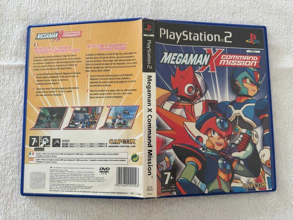 Megaman X Command Mission Sony Playstation 2 PS2 CIB