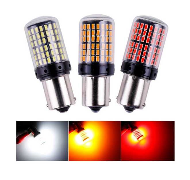 Автомобільні LED лампи білі, жовті, червоні 1156,1157 Т20 P21 W