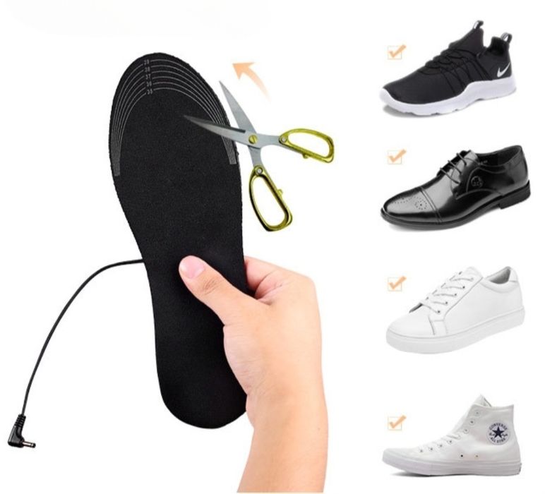 (НОВЫЙ) Универсальные стельки с подогревом 35-46р.р.