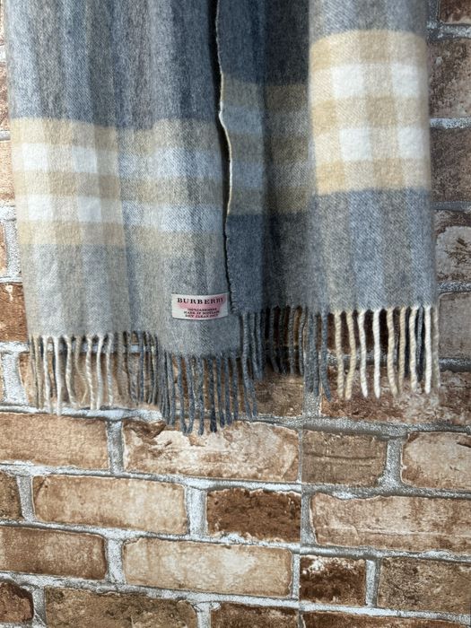 Кашемировый шарф Burberry made in Scotland в клетку (оригинал)