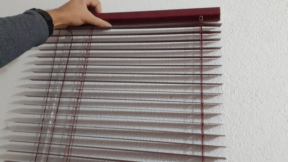 Estores laminados de alumínio