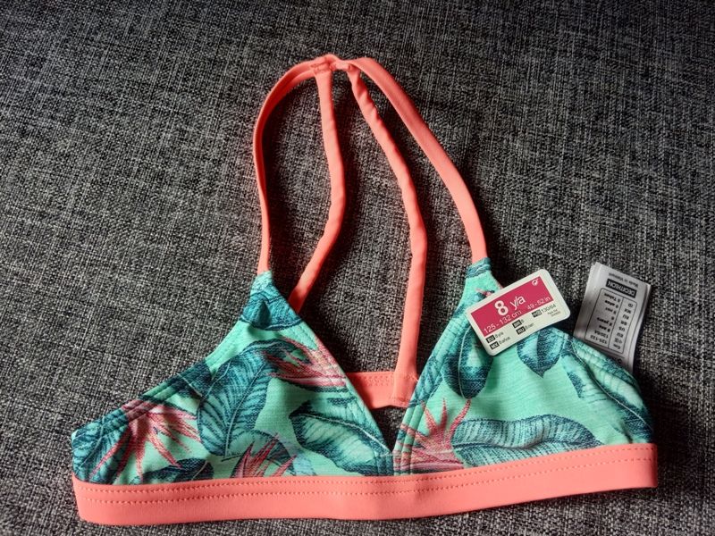 Лиф купальный топ топик Olaian Decathlon 7- 8 лет р.128