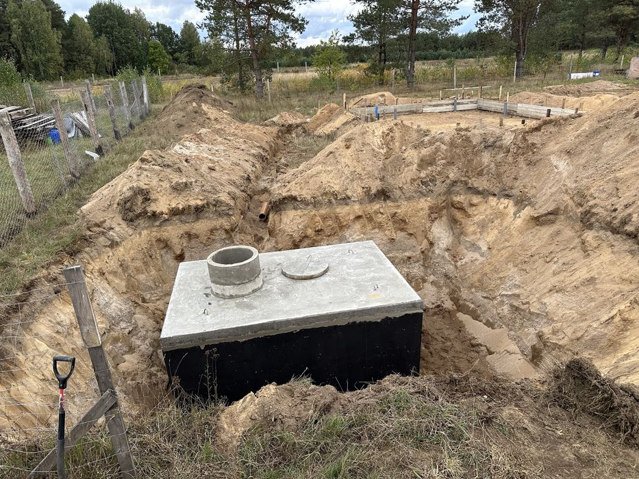 Płaska Szambo betonowe, piwniczki