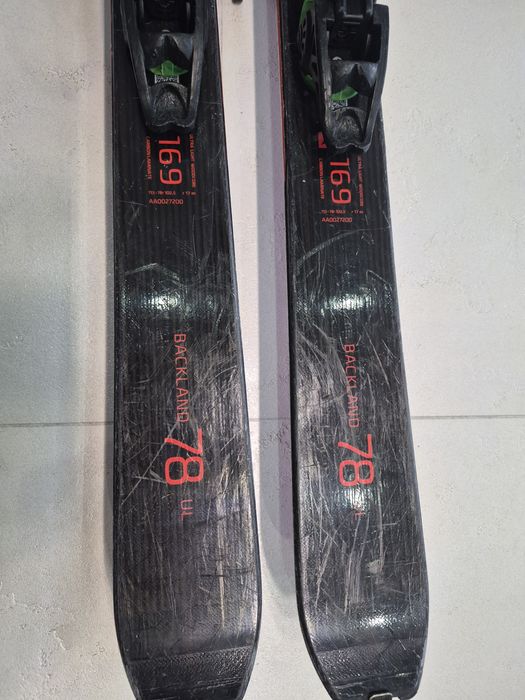 Narty sliturowe Atomic 169 +diamiry+foki