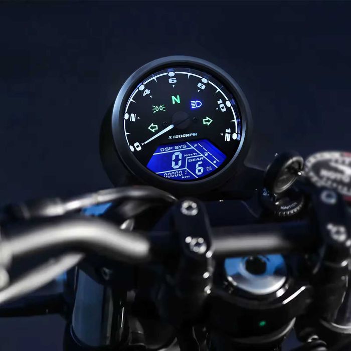 Velocímetro odómetro tacómetro multifunções digital universal moto