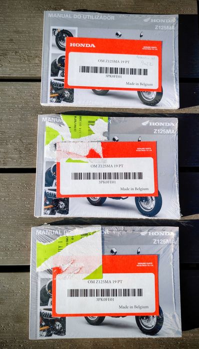 Vendo manuais Honda