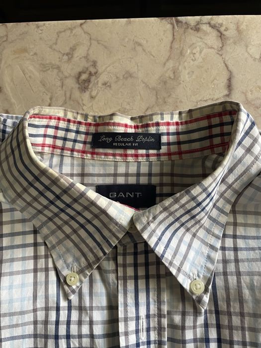 Camisa de manga cumprida ais quadrados