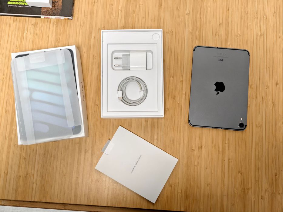 iPAD MINI 6 5G 64GB Cellular + WiFi STAN IDEALNY bateria 93% komplet