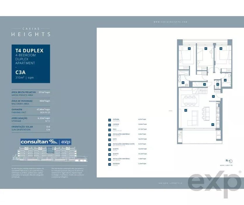 Apartamento T4 Duplex- Caxias
