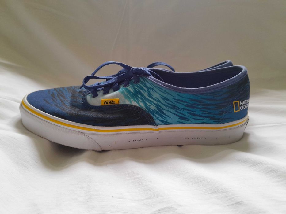 Sprzedam męskie Vans National Geographic Blue Ocean Print Lace