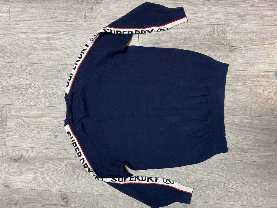 Superdry Athletic Кофта лонгслив с лампасами, реглан р. M