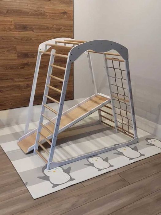 Шведська стінка Ігровий дитячий комплекс Фарба Лак Нові Виробник