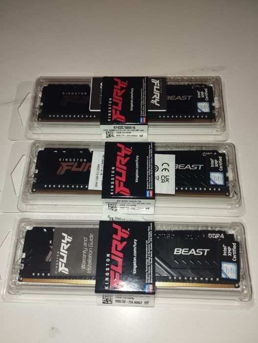 6x 16Gb RAM DDR4