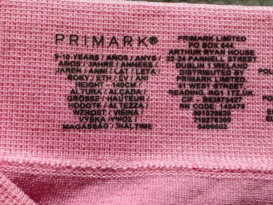 Bokserki / majtki dla dziewczynki różowe 134/140 Primark