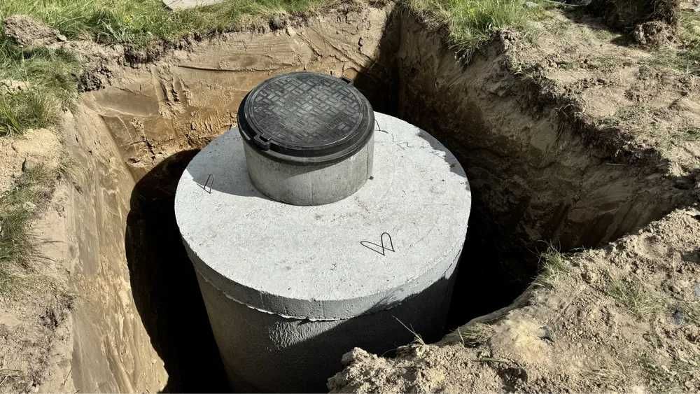 Бетонні Круги Септики Під ключ Копання каналізація з бетонних кілець