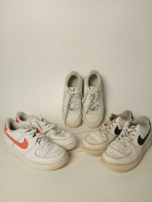 Nike Air Force 1 skórzane sneakersy 3Pary
