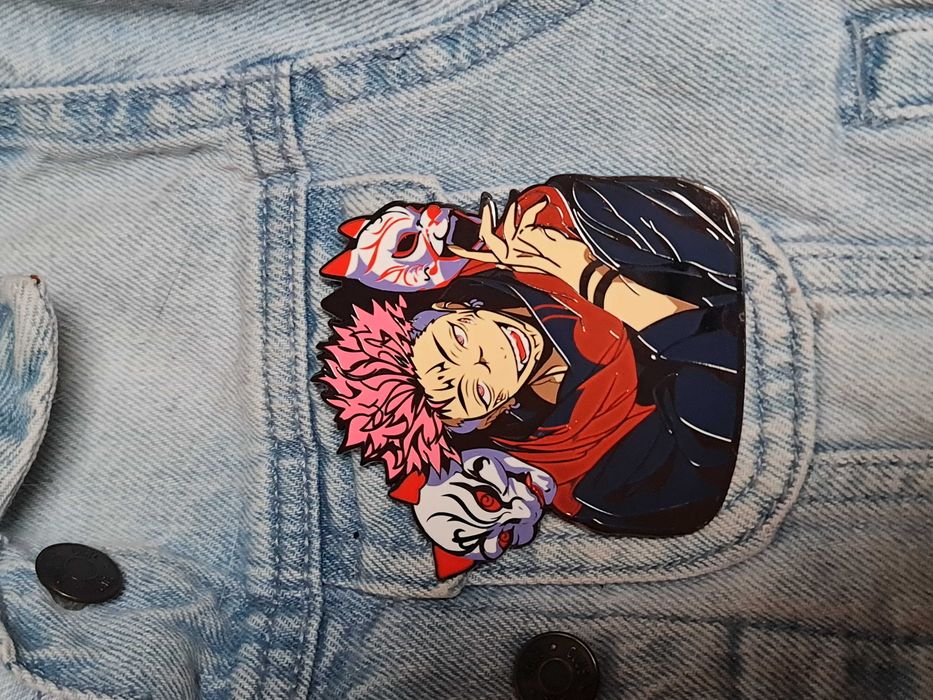 Wielka przypinka Sukuna Jujutsu kaisen