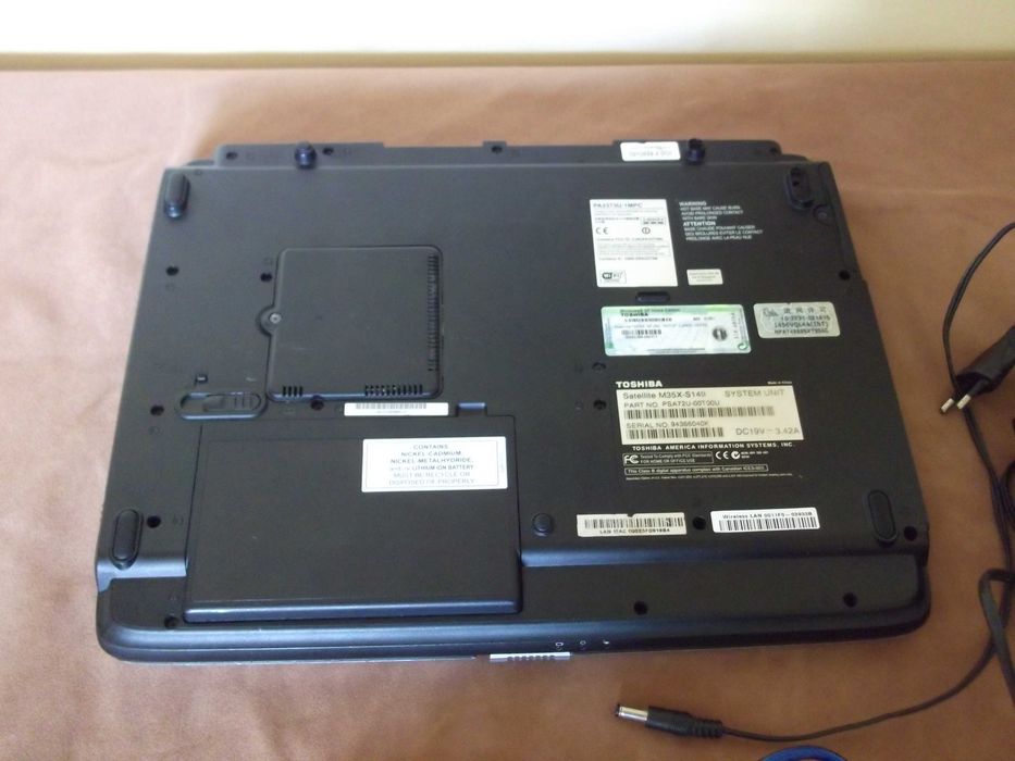 Laptop Toshiba z interfejsem Vag