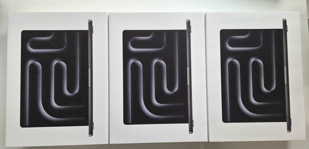 3 x Oryginalne pudełko / karton MacBook Pro 14" M4 Pro