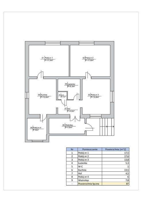 Dom 87 m2 | dz. 24 ar | z budynkiem 90m2  Rejowiec