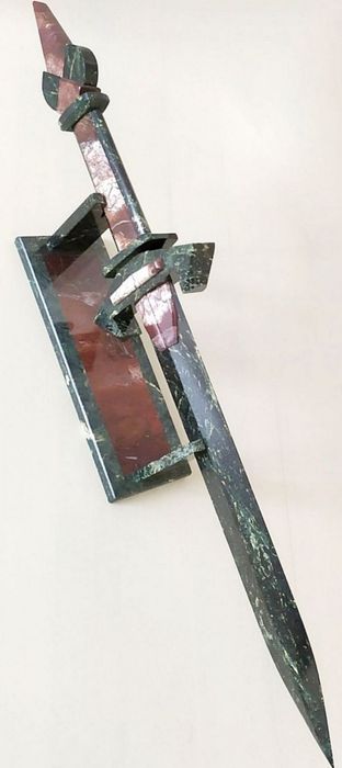 РЫЦАРСКИЙ МЕЧЬ из камня мечь кладенец самосек