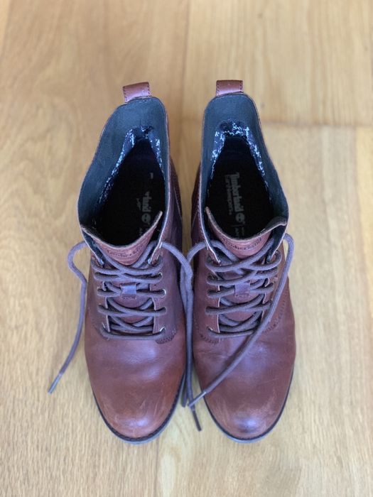 Botas de salto alto da Timberland