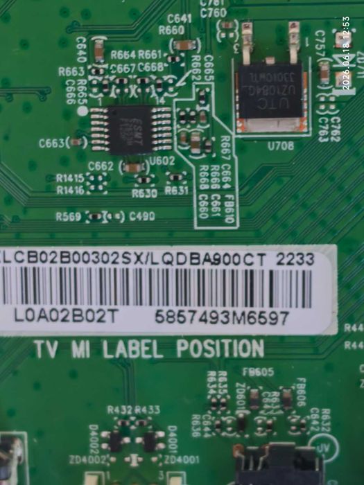 LCD Philips 55PUS7956/12 para peças
