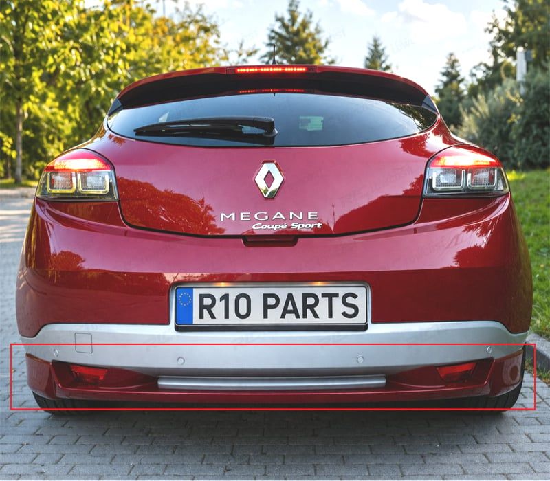 DIFUSOR PARA-CHOQUES TRASEIRO RENAULT MEGANE MK3 08-12