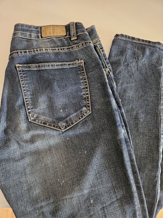 Dżinsy spodnie Hand Work Denim z dżetami