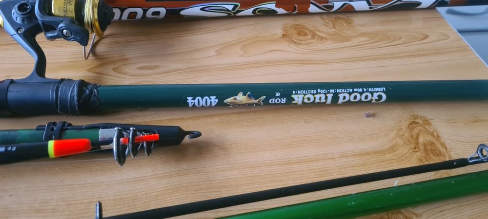 Удочки 5 штук одна 6 метров за все 2000 гр