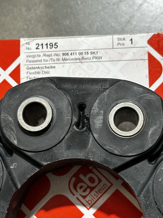 Муфта еластична демпфер кардана спрінтер Sptinter W906 W907 віто W639