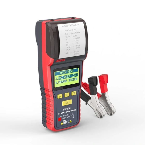 Verificador Digital de Baterias 12/24V c/ impressora Ancel BST500 NOVO