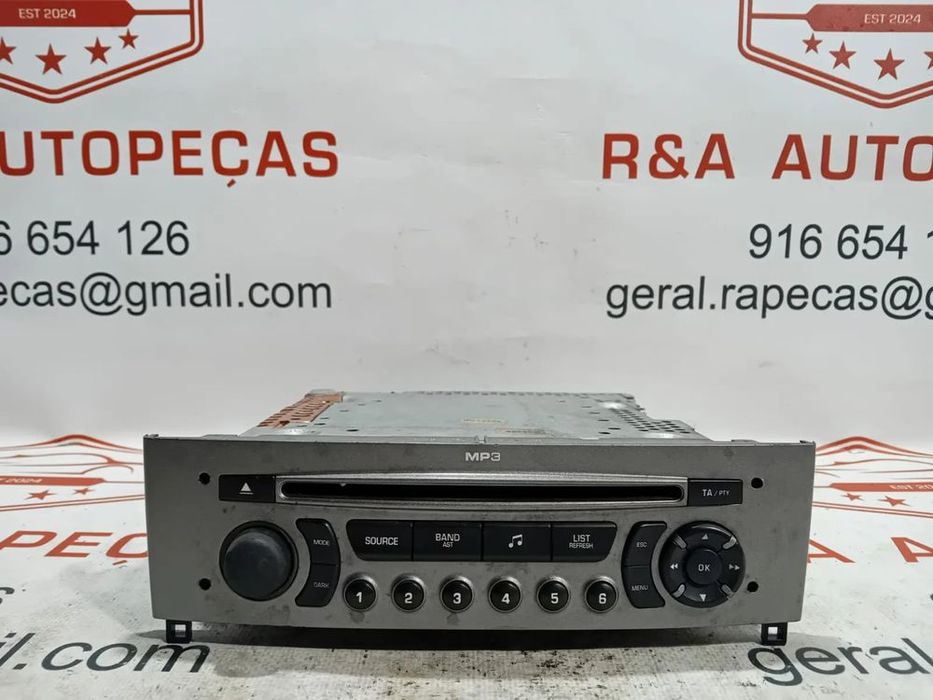 Auto Rádio Peugeot 308 96650206 XH 01 Original