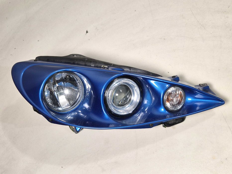 PEUGEOT 206 98- prawa przednia lampa kompletna soczewka eu