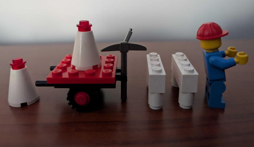 Lego 6606 Prace Drogowe Kompletny