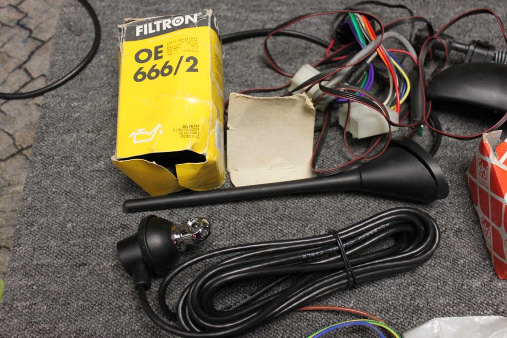 do auta klamki, filtr, antena całość