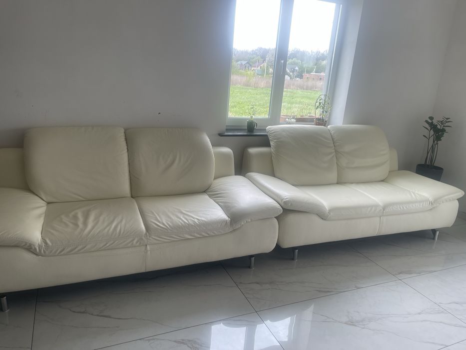 2 дивани з натуральноі шкіри