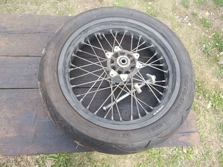 Koło tył Aprilia SX 125 18 – 23 r opona felga tylne Ośka