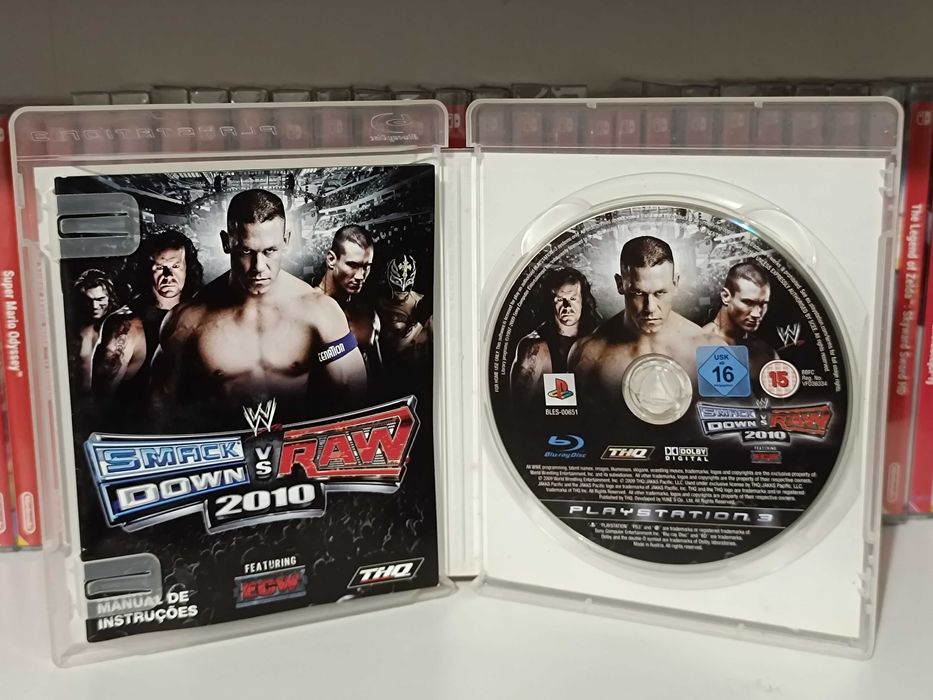 Ps3 Jogos WWE Smackdown Vs Raw 2010 e 2011