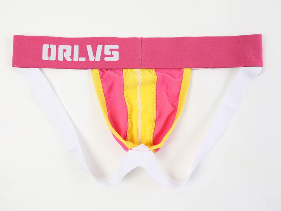Męskie bawełniane otwarte slipy, sportowe jockstrapy jockstrap - XXL