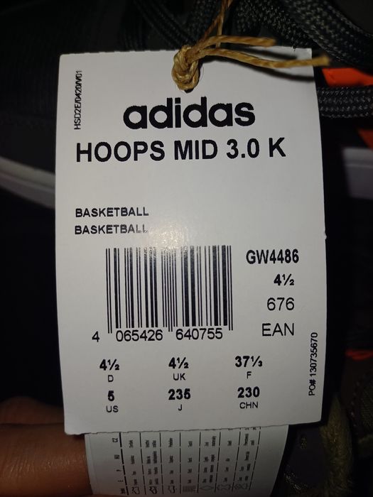 Buty ocieplane adidas 37 1/3