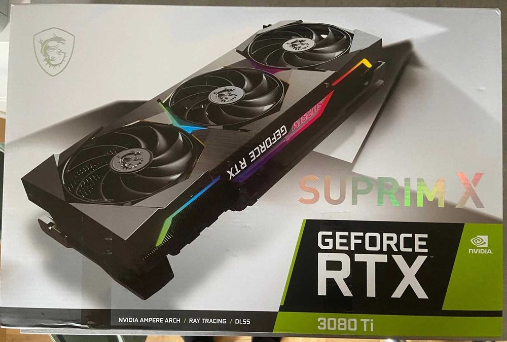 Видеокарта MSI RTX 3080 Ti Suprim - 2шт.