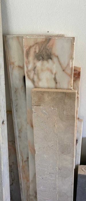 Pedra Mármore Rosa Usada | Bancadas, Tampos e Placas | Várias Medidas