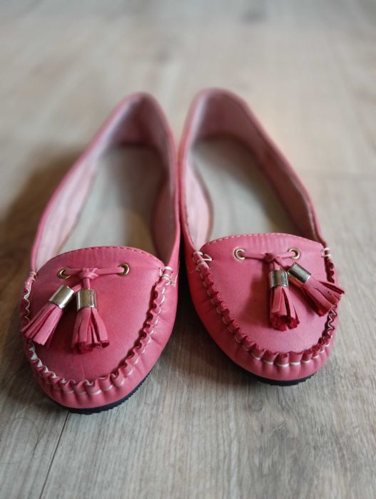 espadryle damskie różowe