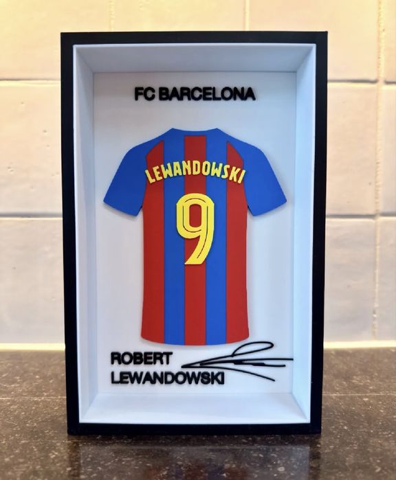 Ramka Robert Lewandowski Fc Barcelona