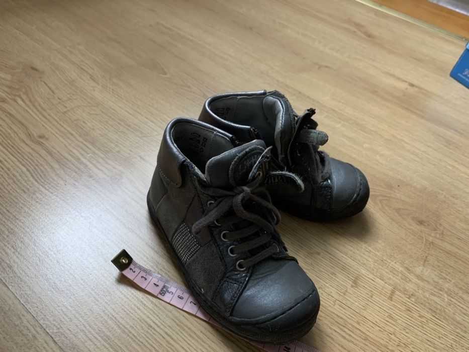 Skorzane buty dziewczece jesien/zima rozmiar 24