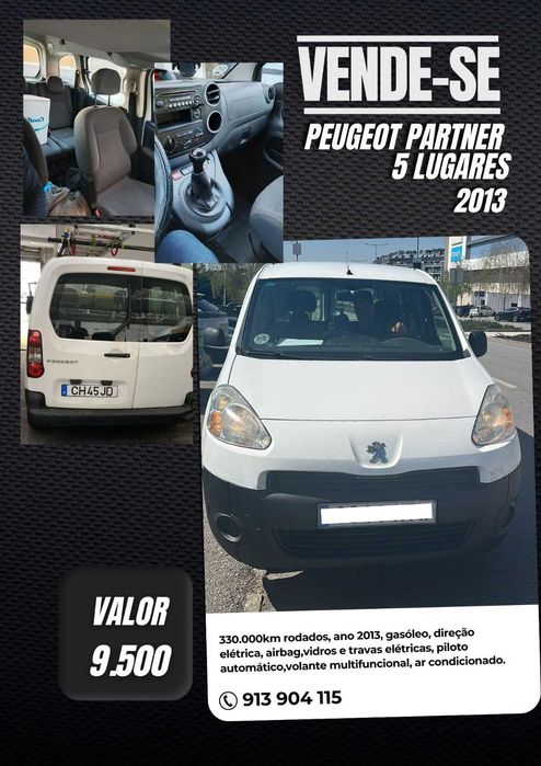 Peugeot Partner Van with 5 Seats